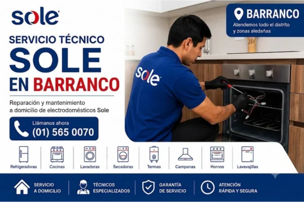 SERVICIO TECNICO SOLE EN BARRANCO