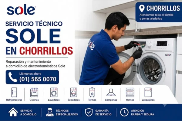 SERVICIO TECNICO SOLE EN CHORRILLOS