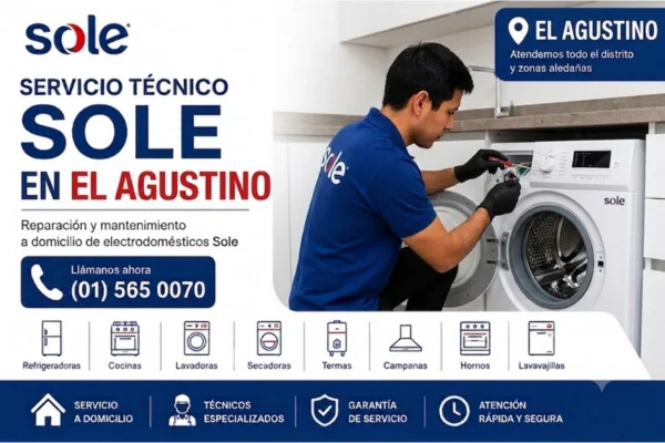 SERVICIO TECNICO SOLE EN EL AGUSTINO