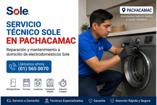 SERVICIO TECNICO SOLE EN PACHACAMAC