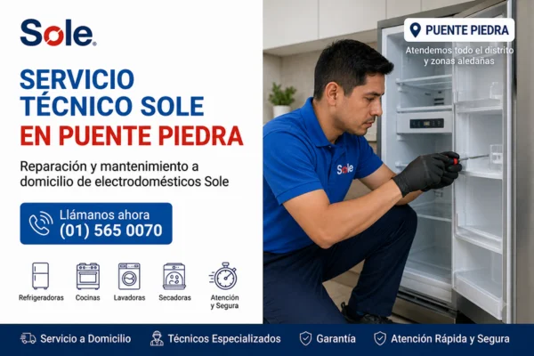 SERVICIO TECNICO SOLE EN PUENTE PIEDRA