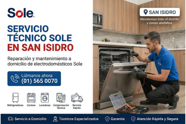 SERVICIO TECNICO SOLE EN SAN ISIDRO