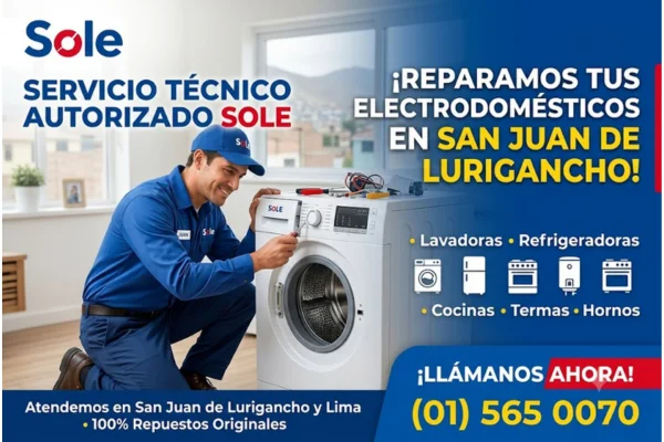 SERVICIO TECNICO SOLE EN SAN JUAN DE LURIGANCHO