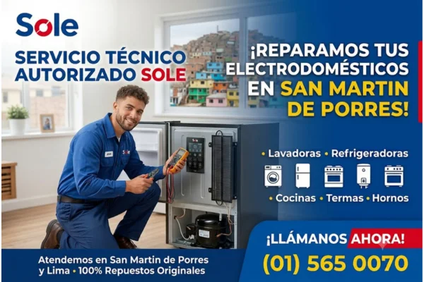 SERVICIO TECNICO SOLE EN SAN MARTIN DE PORRES